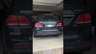 Mercedes GLE 63 S Super Loud Cold Start and Backfires!