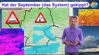 Luftmassengrenze mit Starkregen & Gewittern zur Wochenmitte, dann Hochdruckphase bis Oktober?