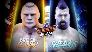 WWE 2K18: Brock Lesnar vs Sheamus - Summerslam (Custom Promo & match)