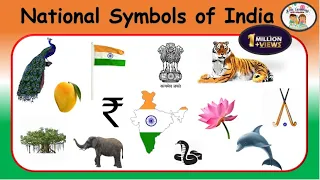 Learn National Symbols of India| National Symbols for Kids in English| Kids Pre School