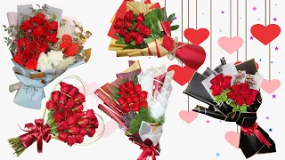 Top 5 Best Flower Bouquet wrapping for Valentine's Day | Wrapping flower bouquets