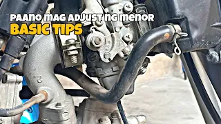 Paano mag adjust ng menor |basic tips | suzukismash 115