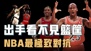 究竟是多麼殘酷的比賽才能將Michael Jordan都逼到透支極限？NBA史上對抗最令人窒息的總決賽，出手連籃筐都看不見，Rodman：只管投一切交給我【籃球經典回顧】