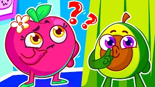 Hide & Seek In One Color 💚🥑 Learn The Rainbow🌈🎨+More Kids Songs & Nursery Rhymes by VocaVoca🥑