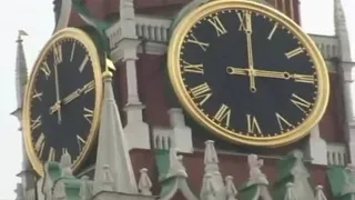 Moscow Clock Chimes - Slav'sya 2004 - 27.03.2004 Куранты Славься