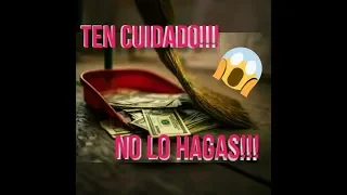 ten cuidado no lo hagas! (barrer de noche)