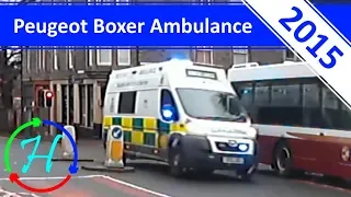 Scottish Ambulance Service Peugeot Boxer Responding on Lights & Sirens - 16.12.2015