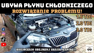 Ubytek płynu chłodniczego - Oto rozwiązanie!! 1.6 tdi, 2.0 tdi,3.0 tdi Skoda Superb, Audi A4,VW Golf