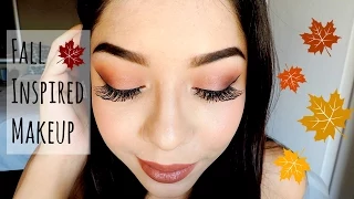 Fall Inspired Makeup | Burgundy & Sparkly Eye |