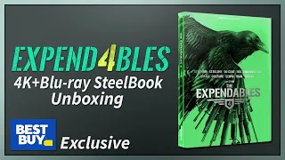 Expend4bles Best Buy Exclusive 4K+2D Blu-ray SteelBook Unboxing