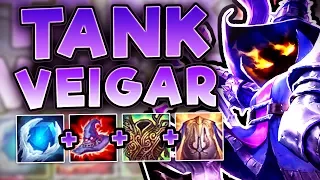 DEATHCAP TANK VEIGAR! NEW TANK ONE SHOT BUILD! FUN TANK BUILD VEIGAR TOP SEASON 7! League of Legends