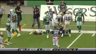 CFL Winnipeg 23, Saskatchewan 27- September 5, 2010