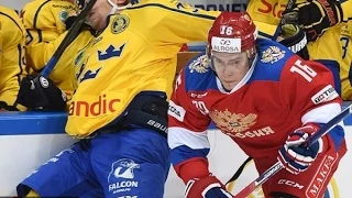 Еврохоккейтур 2017, ШВЕЦИЯ - РОССИЯ  4:3, Чешские игры, обзор матча