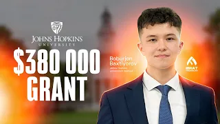 Johns Hopkins Universiteti uchun $380,000 lik to'liq grant yutgan o'zbek yigiti