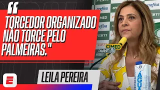 LEILA PEREIRA DISPARA CONTRA TORCIDA ORGANIZADA DO PALMEIRAS APÓS ATOS DE VANDALISMO