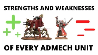 Strengths and Weaknesses for EVERY Admech Unit - Adeptus Mechanicus Codex Tactics