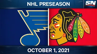 NHL Pre-Season Highlights | Blues vs Blackhawks – October 1st, 2021