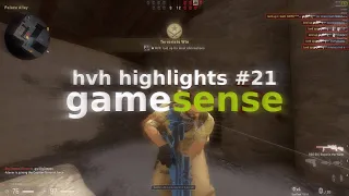 hvh highlights #21 ft. gamesense.pub