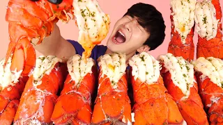 MUKBANGㅣ대박! 통통한 랍스터 꼬리(랍스터 테일)리얼사운드 먹방!🦞Lobster Tail Eating Korean Seafood ASMR 후니 Hoony Eatingsound