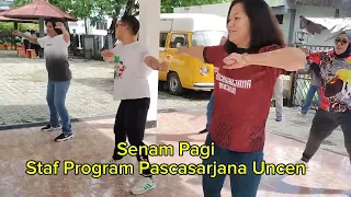 Senam Pagi Staf Program Pascasarjana Uncen