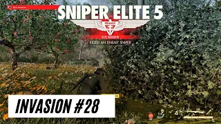 Sniper Elite 5 - Axis Invasion 28th Win - Mission 1 The Atlantic Wall in 4k