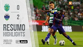 Highlights | Resumo: Sporting 0-2 Desp. Chaves (Liga 22/23 #4)