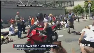 Motorcyclist Detained After Riding Through San Francisco Heathcare Protest