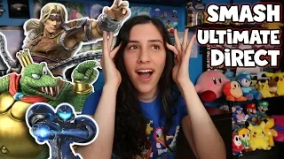 Super Smash Bros. Ultimate Direct Reaction! Simon Belmont & King K. Rool! (8.8.2018) - JustJesss