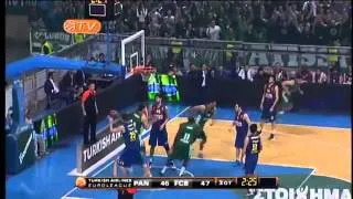 Xavi Pascual - Panathinaikos Athens vs Regal FC Barcelona 65-63 (EL Quarterfinals G3, 16.04.2013)