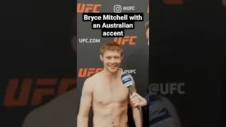 Bryce Mitchell gives his Australian accent 🤣