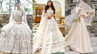 Latest White Bridal Lehenga Designs - Break Rules In White This Wedding Season