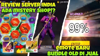 REVIEW FF SERVER INDIA 😱😱 HADIAH NYA DI LUAR NALAR !!