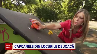 Inspectorului PRO | Locurile de joacă din parcurile Capitalei pot fi periculoase pentru copii