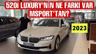 BMW 520i LUXURY LINE İNCELEME. M SPORT İLE FARKLAR. #bmw520i