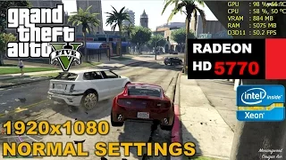 HD 5770 / 6770 1GB | GTA V - 1080p Normal (Low) Settings