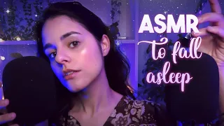 ASMR SLOW & GENTLE Whispering for SLEEP 💖 Ear to Ear Soft Mic Brushing (You can Close your Eyes)