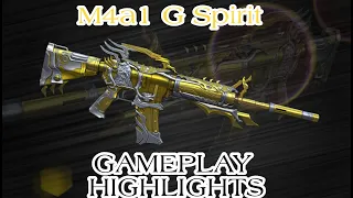 Crossfire China - M4a1-S- G spirit Noble Gold Short Highlight Gameplay