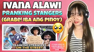 PRANK ON STRANGERS ON THE STREET! *UMIYAK AKO DI KO KINAYA* | IVANA ALAWI( REACTION VIDEO )  | ISSA