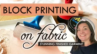 Design and Print your own Fabric at Home : Block Printing Fabric