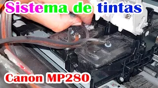 👍Instalación de cartuchos y sistema de tintas - Canon MP280