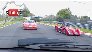 Fun lap in Sundaytraffic - Radical + new 991 GT3 RS + Megane RS on Nürburgring Nordschleife