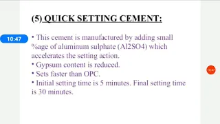 Lecture-5| TYPES OF CEMENT & GRADE OF CEMENT | BY:- ABHISHEK GUPTA