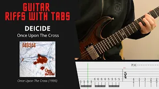 Deicide - Once Upon The Cross - Guitar riffs with tabs / cover / lesson