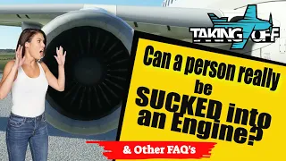 Can Jet Engine Really Suck In A Human? Why don't they put Screens in Front?