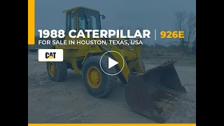 CAT 926E Wheel Loader For Sale