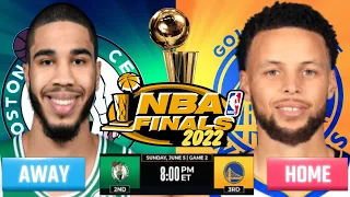 GAME 2 NBA Finals Boston Celtics vs Golden State Warriors NBA Live Scoreboard Play by Play /Interga3