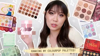 RANKING ALL COLOURPOP PALETTES I TRIED IN 2020 ✨