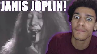 SHE HITTING THAT!! FIRST TIME REACTING to Janis Joplin "Summertime" (Live -1969)