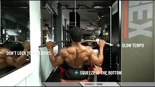 Lat Pulldowns (Regular) with Variations: Wide (Inside Pull) and Narrow (Close Grip)