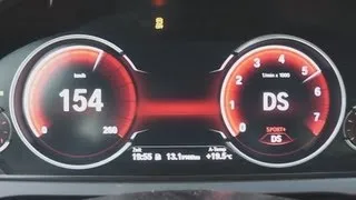 2012 BMW 750i (F01) 450 HP 0-100 km/h Acceleration